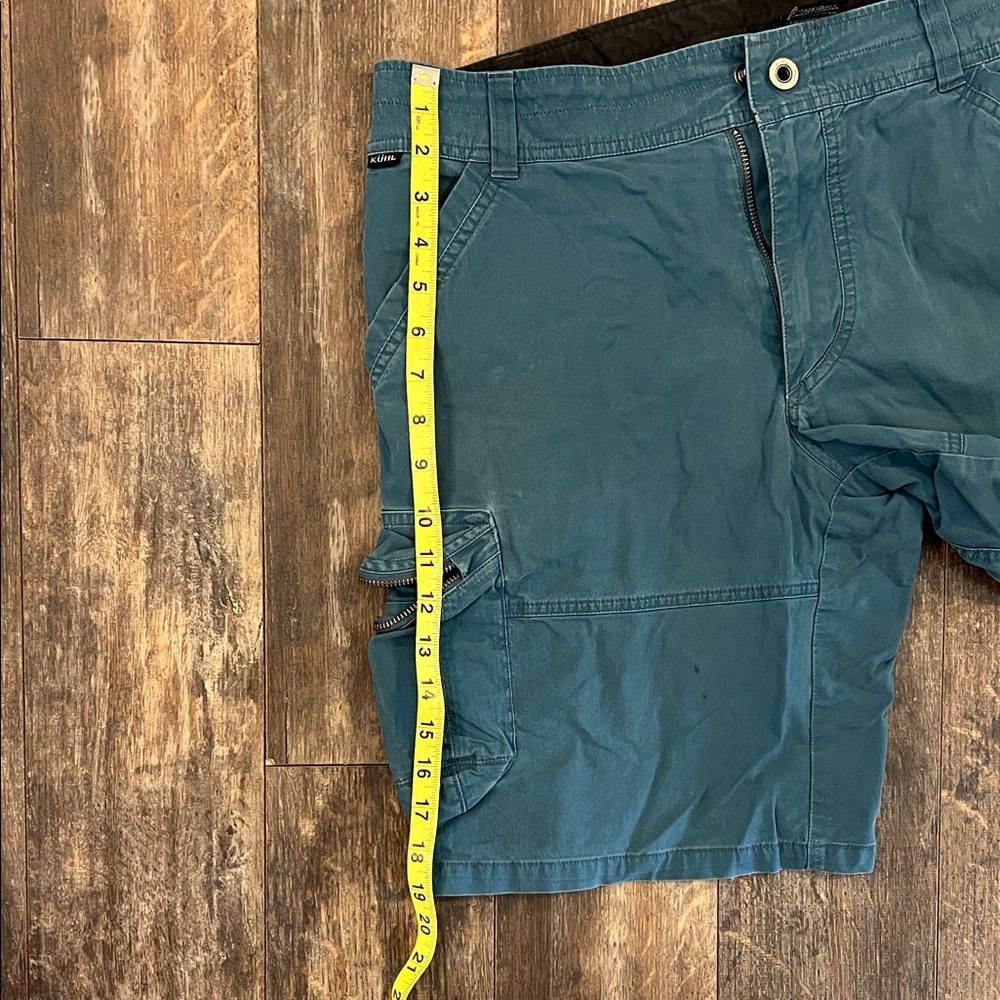 Kuhl Men's Teal Cargo Shorts - Picture 12 of 12